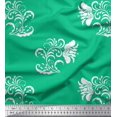 thumbnail image 1 of Soimoi Silk Fabric Leaves & Floral Artistic Decor Fabric Printed Yard 42 Inch Wide, 1 of 5