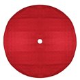 thumbnail image 2 of Northlight 48" Red Quilted Christmas Hexagon Tree Skirt with Velvety Trim, 2 of 4