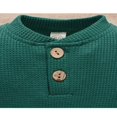 thumbnail image 3 of Toddler Baby Boy Girl Fall Clothes Romper Tops Pants Set Outfit, 3 of 6
