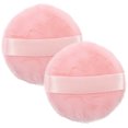 thumbnail image 2 of Miangastore Small Loose Powder Puff Makeup Powder Puffs Pink Cotton 2Pcs 3x3x0.8in, 2 of 8