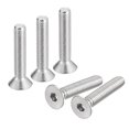 thumbnail image 1 of Unique Bargains 3/8-16x2' Flat Head Socket Cap Screws, 304 Stainless Steel Hex Socket Drive Fasteners Bolts 5Pack, 1 of 5
