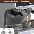 thumbnail image 4 of Semi Automatic Espresso Machine, 20 Bar Professional Espresso Maker with Milk Frother Steam Wand and 95oz Water Tank, Stainless Steel Latte Cappuccino Coffee Maker for Home, Silver, 4 of 7
