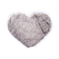 thumbnail image 2 of Heart Shaped Shaggy Faux Fur Fluffy Rug Hairy Carpet Floor Mat Home Bedroom, 2 of 5