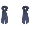 thumbnail image 4 of Dalazy Couvre-Chef Vintage à la Mode en Polyester pour Femmes - Se Démarquer Facilement Bandeaux Vintage 142-R Bleu Foncé 2ensemble, 4 of 6