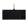 thumbnail image 1 of Logitech G PRO Clavier Mécanique de Jeu, Design Ultra Portable Sans Touches, Câble Micro USB Détachable, 16.8 Millions de Touches Rétroéclairées RGB, 1 of 7