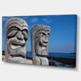 thumbnail image 2 of Hawaiian Tiki Gods - Oversized Landscape Canvas Art, 2 of 3