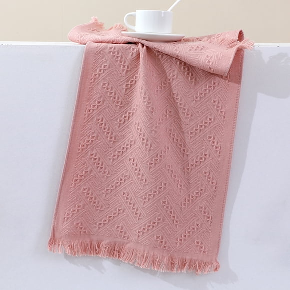 Cute Boho Blush Pinks Face Towel for Bathroom, Hotel, Spa Decorative Cleaning Towel 2 Pcs Pink Bathroom Hand Towels, 29.5 X 13.8 Inch Soft Cotton Light