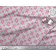 thumbnail image 3 of Soimoi Rayon Fabric Dot & Floral Artistic Printed Fabric 1 Yard 42 Inch Wide, 3 of 5