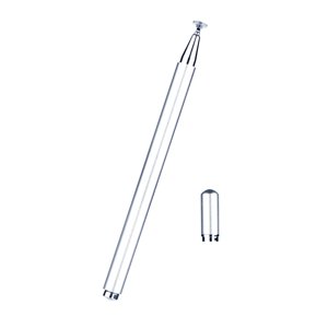 Yeacher Universal Stylus Pen Capacitive Pen with Magnetic Absorption Silicone Head Sensitive Touch Control for Phone Tablet Silver