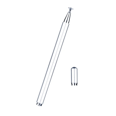 Yeacher Universal Stylus Pen Capacitive Pen with Magnetic Absorption Silicone Head Sensitive Touch Control for Phone Tablet Silver