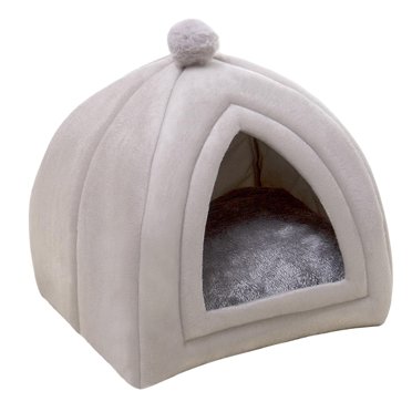 Cute Cat Bed Cushion Washable Nest Kennel for Floor Indoor Cats Kitten Puppy