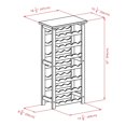 thumbnail image 3 of Winsome Napa 28 bottle Wine Rack in Natural Finish, 3 of 9