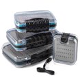 thumbnail image 1 of Dr.Fish Fly Fishing Box Flies Case Waterproof Fly Box Lure Foam Clear Double Side Size S, 1 of 6