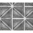 thumbnail image 4 of oneOone Tissu Flex Coton à Pois & Triangle Imprimé Bloc BTY 40 Pouces de Large, 4 of 4