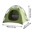 thumbnail image 3 of Portable Pet Tent for Indoor Outdoor Use Pet Shelter Washable Bed for Small Medium Cats Dogs, 3 of 4
