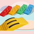 thumbnail image 1 of pitrice Plastic Wobble Balance Board Kids Rocker Board Ended Learning Toy Yoga Toy w/ Antislip Strip Yellow, 1 of 9