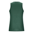 thumbnail image 5 of Tanks for Men,Mens Tank Colorless Gradient Printing Round Neck Thin Strap Leakage Back Regular Casual Sports Tank Blouses, 5 of 5