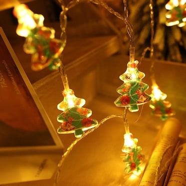 Boovnll Christmas Lights, Snowman Santa Claus Christmas Tree Holiday Led Lights Flashing Light String, Christmas Decorations, Christmas Tree Lights, Christmas Lights Outdoor