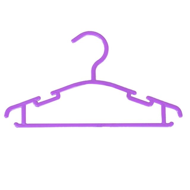 Kids Hanger Pants Clip Plastic Colorful Thickened for Drying Children's Clothes