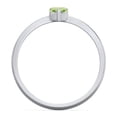 thumbnail image 4 of Heart Birthstone Ring - Peridot (August), 4 of 6