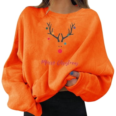 2025 Christmas Sweatshirts Women's Holiday 2 Peaces Set Women Pullovers Fun Graphic Print Bunny Zip Up Crew Neck Long Sleeve athletic Zip Up Hoodie