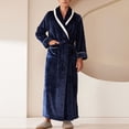 thumbnail image 4 of MeetoTime Women's Full Length Robe, Warm and Cozy Fleece Bathrobe, Unisex Man Woman Robe Loungewear, 4 of 8