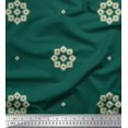 thumbnail image 1 of Soimoi polyester Crepe Fabric Artistic Floral Printed Fabric 1 Yard 52 Inch Wide, 1 of 3