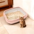 thumbnail image 4 of TIELUTT Litière pour Chat Semi-Fermée Adaptée à la Neutralisation des Odeurs, Matériaux Respirants et Facile à Observer, 4 of 4