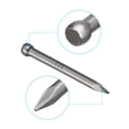 thumbnail image 4 of Unique Bargains Finishing Nails 150 Pack 25mm 1 Inch Hand-Drive Hardware Carbon Steel Lost Head Nails, 4 of 5