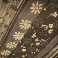 thumbnail image 1 of Ahgly Company Tapis d'Intérieur Lavable à la Machine, Carré, Transitionnel, Brun Chocolat, Tapis de Zone, 8 Pieds Carré, 1 of 7