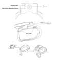 thumbnail image 4 of VR Circulation Fan, VR Cooling Fan Prevent Fogging Detachable 3 Speed Lightweight  for Daily Use, 4 of 7