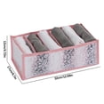 thumbnail image 3 of Birdeem Foldable Printed Mesh Underwear Shirt Leggings Jeans Drawer Storage Box, 3 of 12