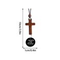 thumbnail image 4 of Daily Verse Rearview Ornament – Daily Car Charm Hanging For Car With “I Am With You ”, 4 of 8