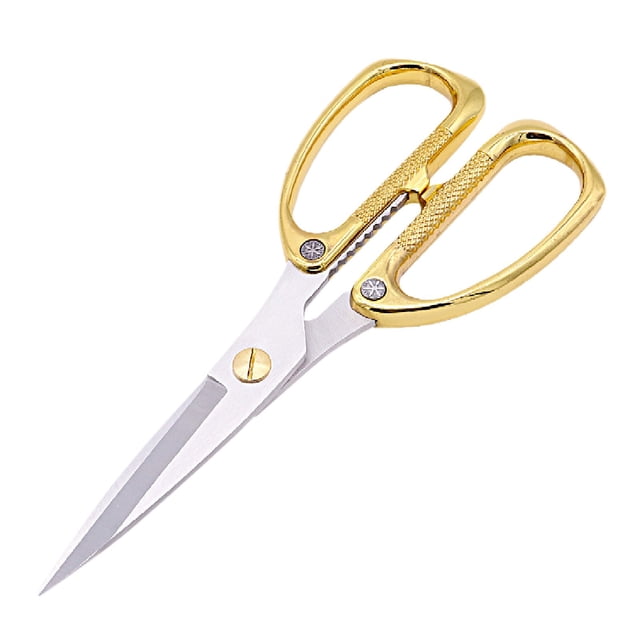 Mechanic Set, Gold and Silver Multi Purpose Ribbon Cutting Household Stainless Steel Alloy Clothing Scissors, Trim Tool