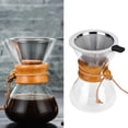 thumbnail image 1 of Senjay Coffee Pot, Safe And Healthy Coffee Drip Pot Glass Coffee Maker, Reusable High-Temperature Resistant Office For Kitchen Home Coffee Shop, 1 of 8