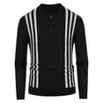 thumbnail image 1 of Dvkptbk Sweater Man Winter Long Sleeve Turn-down Collar Fastener Design Sweater Cardigan Clothes on Clearance, 1 of 3