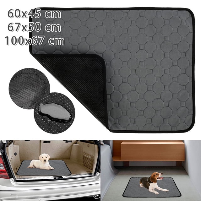 Tapis de Propreté Lavables pour Chien Réutilisables Tapis d'Entraînement pour Chiot Imperméables avec Grande Absorption d'Urine pour l'Entraînement Mise Bas Maison Tapis d'Absorption Antidérapants pour Chien (17.7*23.6”)