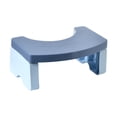 thumbnail image 1 of Detachable Toilet Stool with Non-Slip Base Splicable Potty Step Stool Sitting Posture Foot Stool Bathroom Toilet Potty Stool for Kids Adults Pregnant Woman, 1 of 8