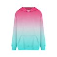 thumbnail image 5 of MesaSe Femmes de la Mode Quotidienne Polyvalent Casual Sweat-Shirts à Col Rond à Manches Longues Gradient Top Sweat-Shirts Rose M, 5 of 5