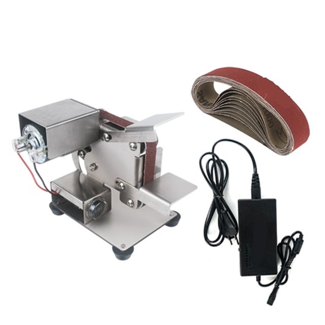 Belt Grinder,Mini Grinder Diy Belt Sander For Cutlery Electrical Band Grinding Machine Sharpening Machine Polish Tools ,High Dust Collection Efficiency