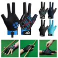 thumbnail image 4 of 1pc Single Snooker Billiard Cue Glove Left Hand Pool Three Finger Open Glove, 4 of 11