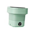 thumbnail image 4 of Folding Washing Machine, Compact Small Washer, 6.5L Lightweight Folding Washing Machine, Mini Portable Clothes Washer for Camping, RV, Apartment Green, 4 of 8