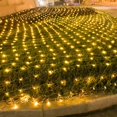 thumbnail image 4 of Estbridge Halloween/Christmas Net Lights Outdoor  6.6FT x 6.6FT 144 LED Fairy String Light with 8 Lighting Modes  Connectable Light for Garden Tree Bushes  Holiday Wedding Party Decoratio, 4 of 6