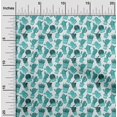 thumbnail image 2 of oneOone Rayon Dusty Teal Green Fabric Cactus Craft Projects Decor Fabric Printed By The Yard 56 Inch Wide, 2 of 5