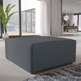 thumbnail image 4 of Modway Mingle Ottoman en Tissu de Polyester de Style Moderne, Fini Gris, 4 of 4