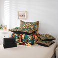 thumbnail image 4 of YST Persian 7-Piece Full Comforter Set, Boho Aesthetic with Vintage Floral and Hippie Patterns, 4 of 4