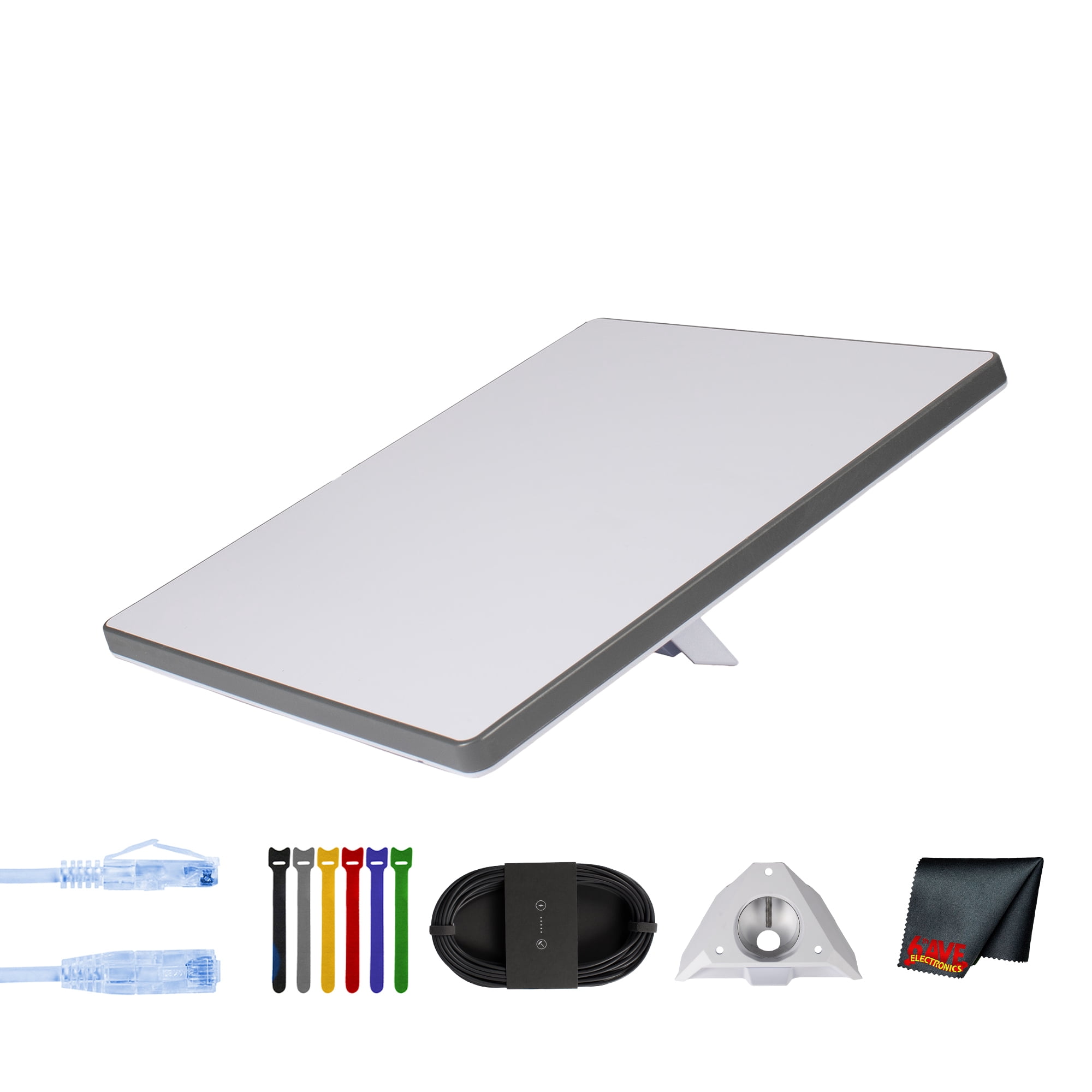 STARLINK Mini Kit - Compact Dual-Band AC Wi-Fi Router and Satellite Dish System - High-Speed Portable Internet for Remote and Mobile Use- Bundle (White)
