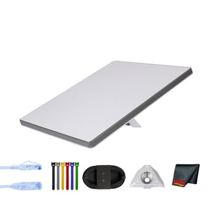 STARLINK Mini trousse - Compact à double bande AC Routeur Wi-Fi et système de vaisselle par satellite - Internet portable haute vitesse pour l'utilisation à distance et mobile- Bundle (White)