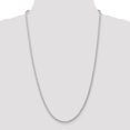 thumbnail image 2 of 14K White Gold 3mm Parisian Wheat Chain 18 Inch, 2 of 5