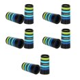 thumbnail image 1 of MesaSe Colorful Striped Golfing Iron Ferrules Fit 0.35Inch 0.37Inch Iron Shafts, 1 of 21
